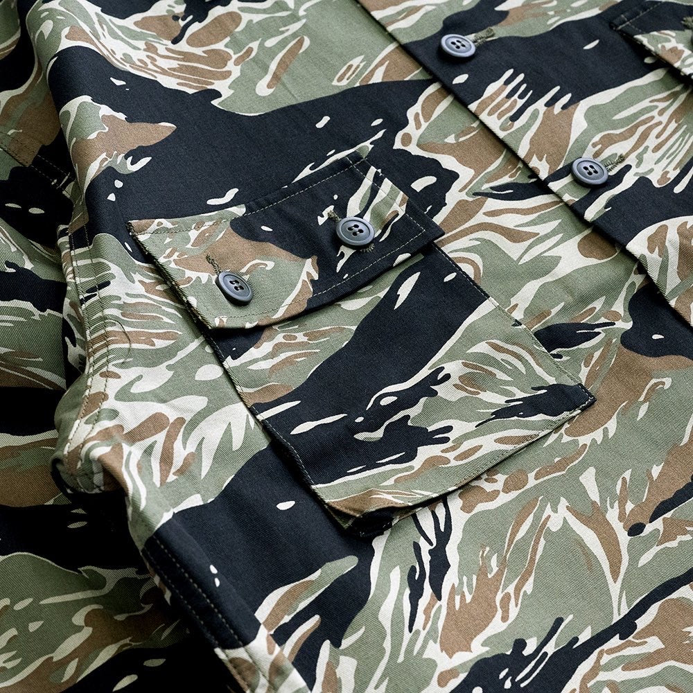 PRIME COTTON ARMY JACKET - TIGER STRIPE CAMO