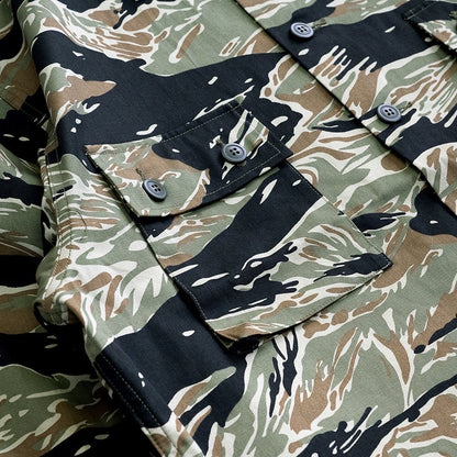 PRIME COTTON ARMY JACKET - TIGER STRIPE CAMO