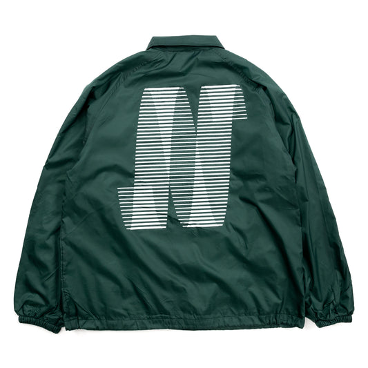 NORTH SKATE MAG N LOGO COACH JACKET - DARK GREEN