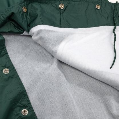 NORTH SKATE MAG N LOGO COACH JACKET - DARK GREEN