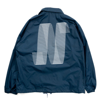 NORTH SKATE MAG N LOGO COACH JACKET - NAVY