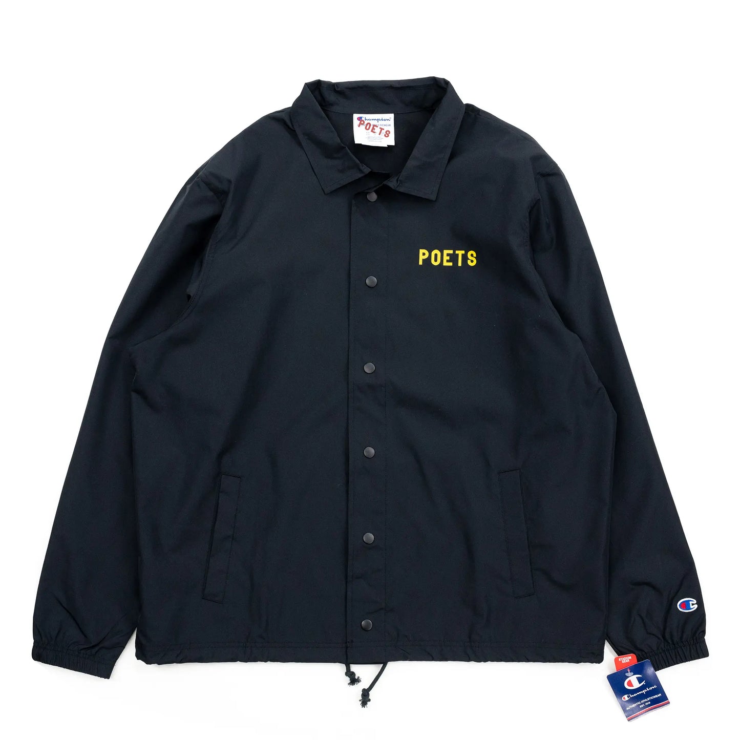 POETS DANNY MINNICK X POETS COACH JACKET - BLACK/GOLD