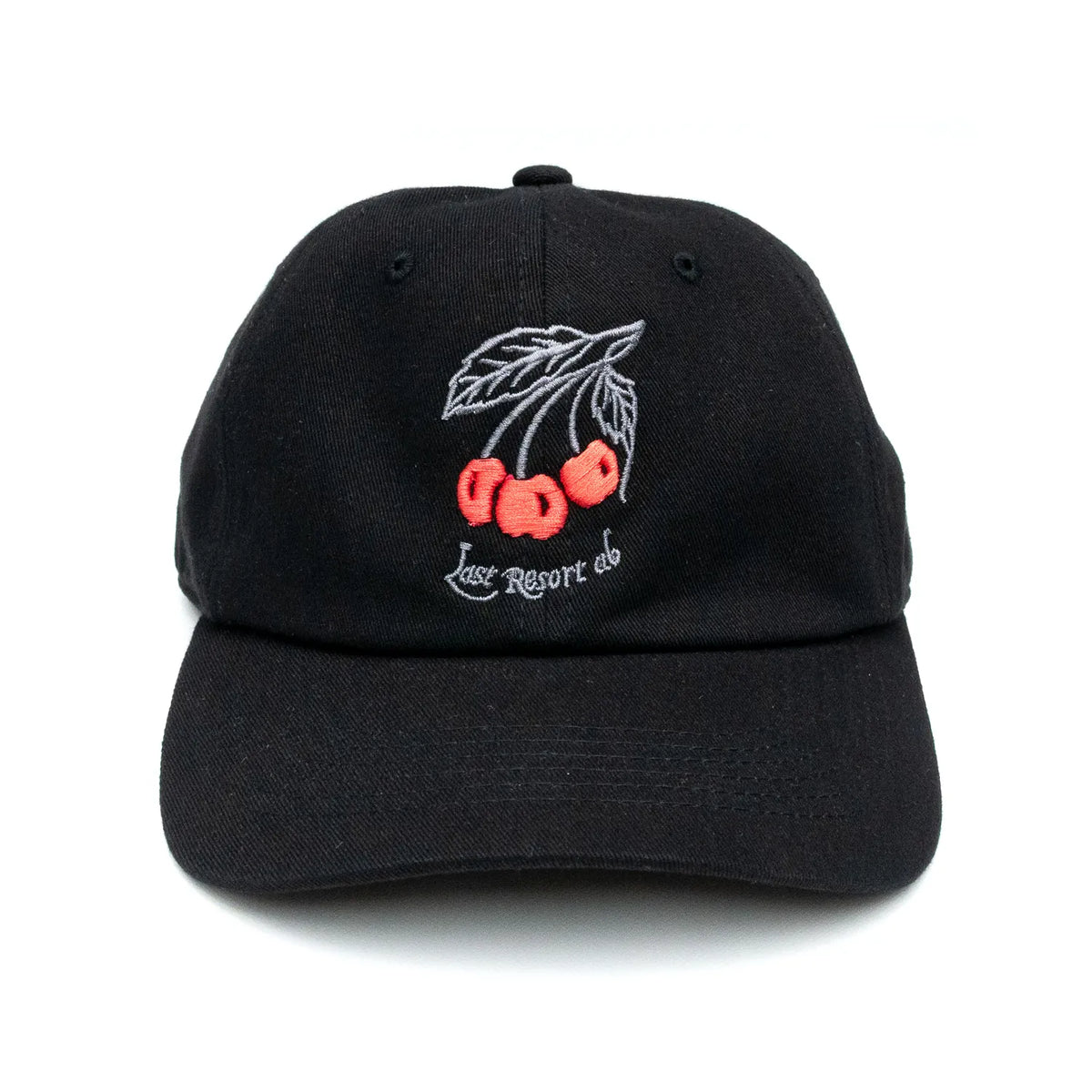 LAST RESORT AB / CHERRIES DADDY CAP - BLACK – Prime Skateboard Gallery