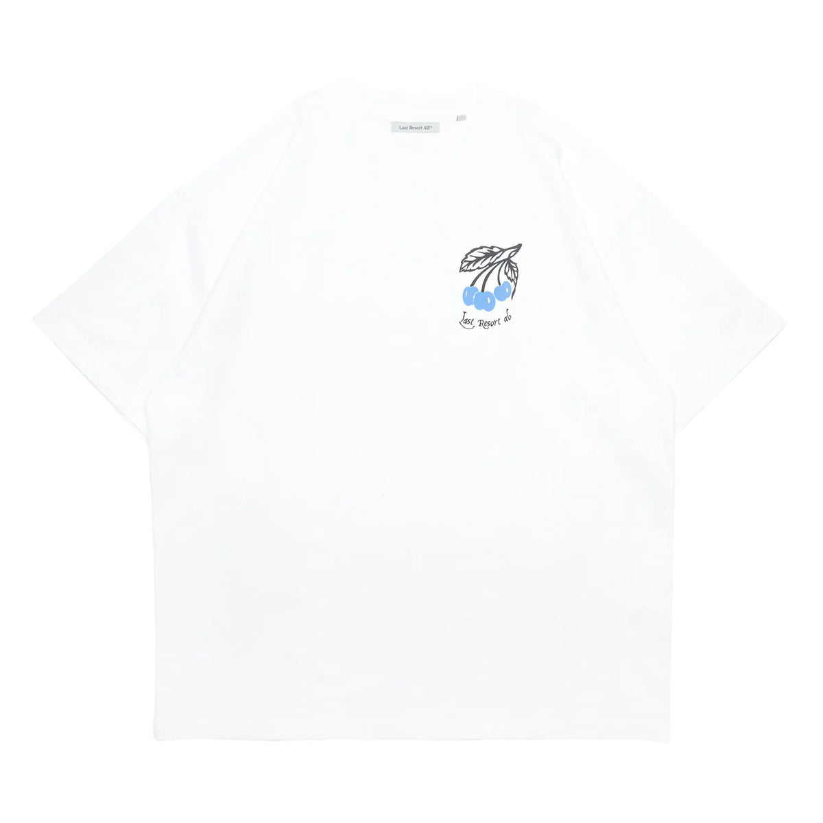 LAST RESORT / CHERRIES S/S TEE - WHITE – Prime Skateboard Gallery