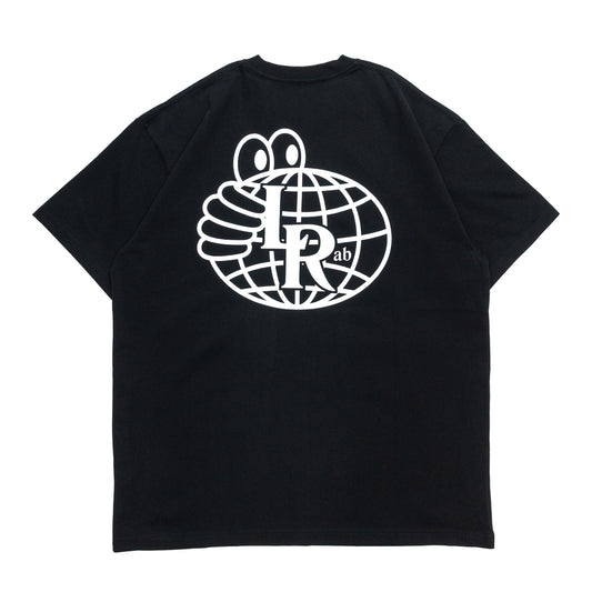 LAST RESORT AB ATLAS MONOGRAM S/S TEE - BLACK/WHITE