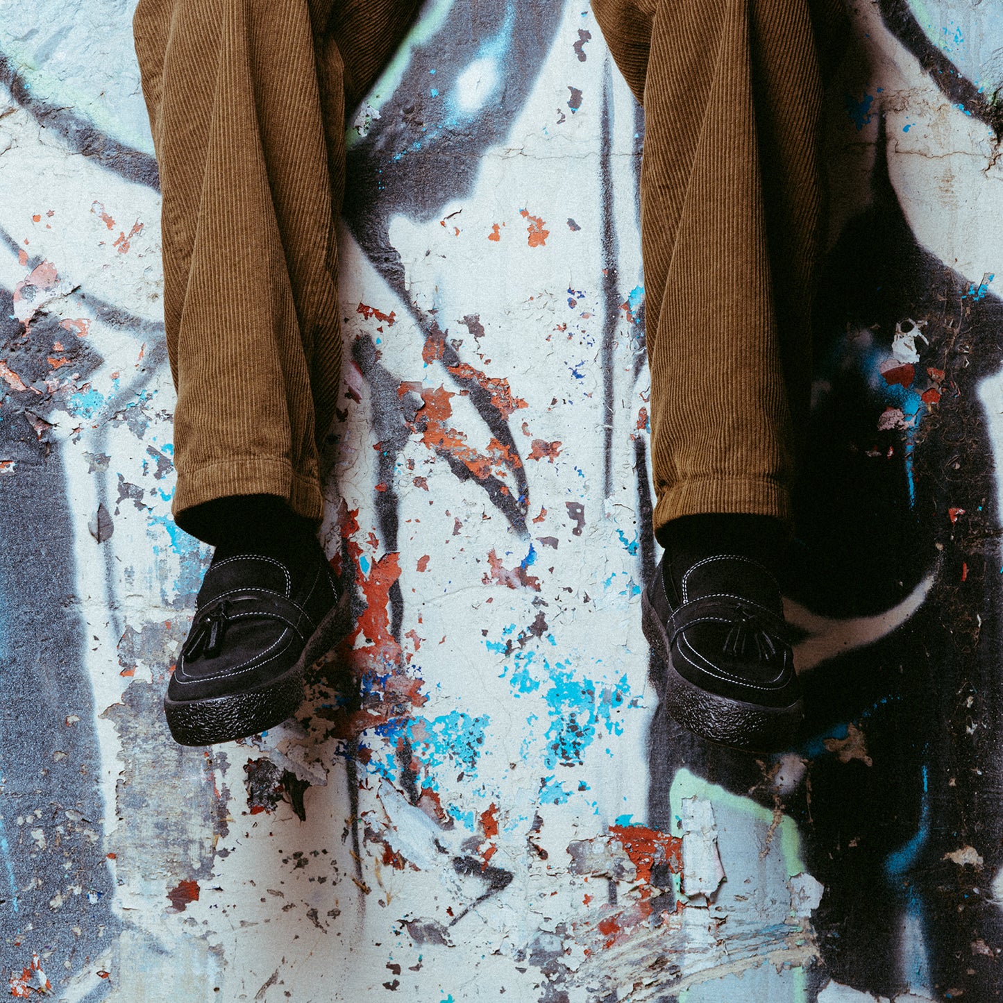 LAST RESORT AB VM005 LOAFER SUEDE - BLACK/WHITE/BLACK