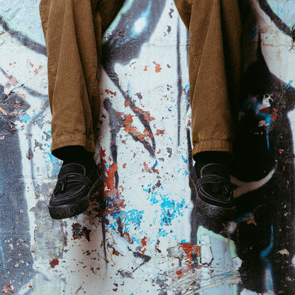 LAST RESORT AB VM005 LOAFER SUEDE - BLACK/WHITE/BLACK