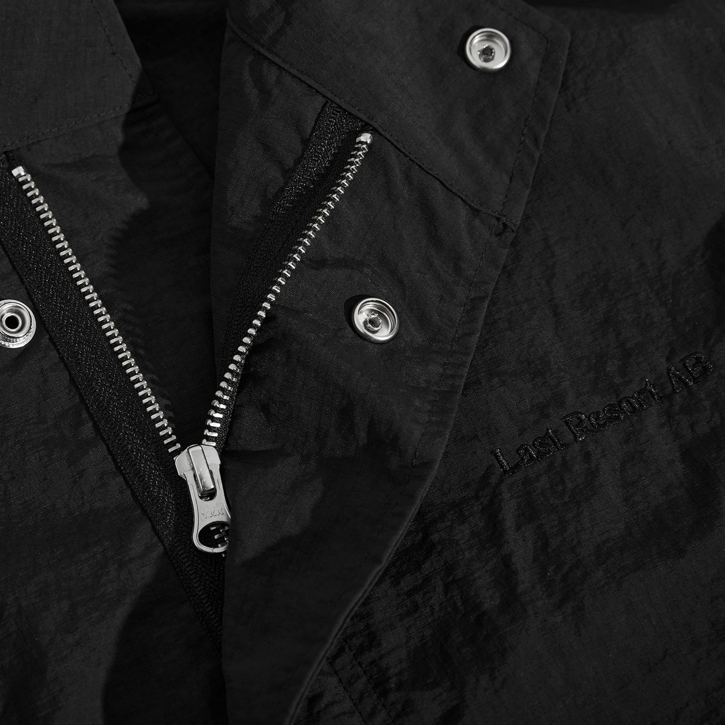 LAST RESORT AB CROPPED JACKET - BLACK