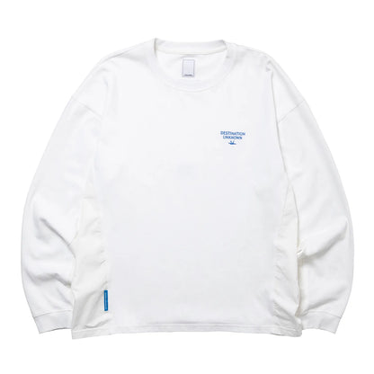 Liberaiders / 3D CUTTING L/S TEE II - WHITE (73501)