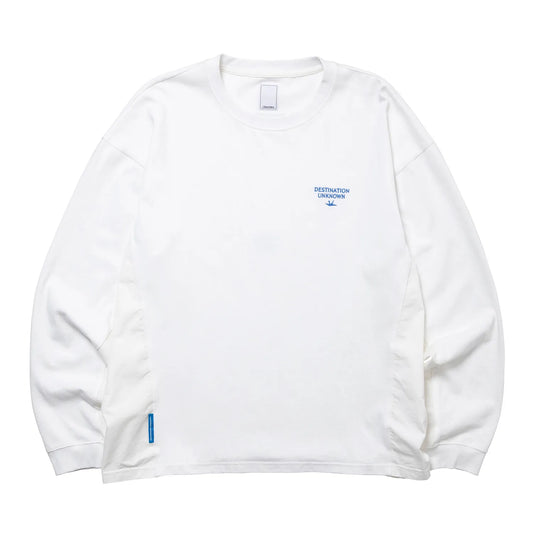 Liberaiders / 3D CUTTING L/S TEE II - WHITE (73501)