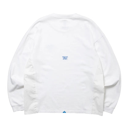 Liberaiders / 3D CUTTING L/S TEE II - WHITE (73501)