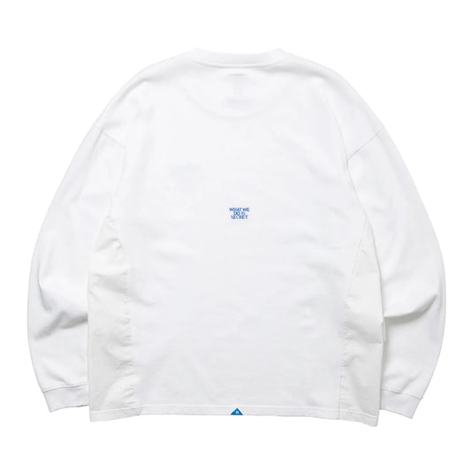 Liberaiders / 3D CUTTING L/S TEE II - WHITE (73501)