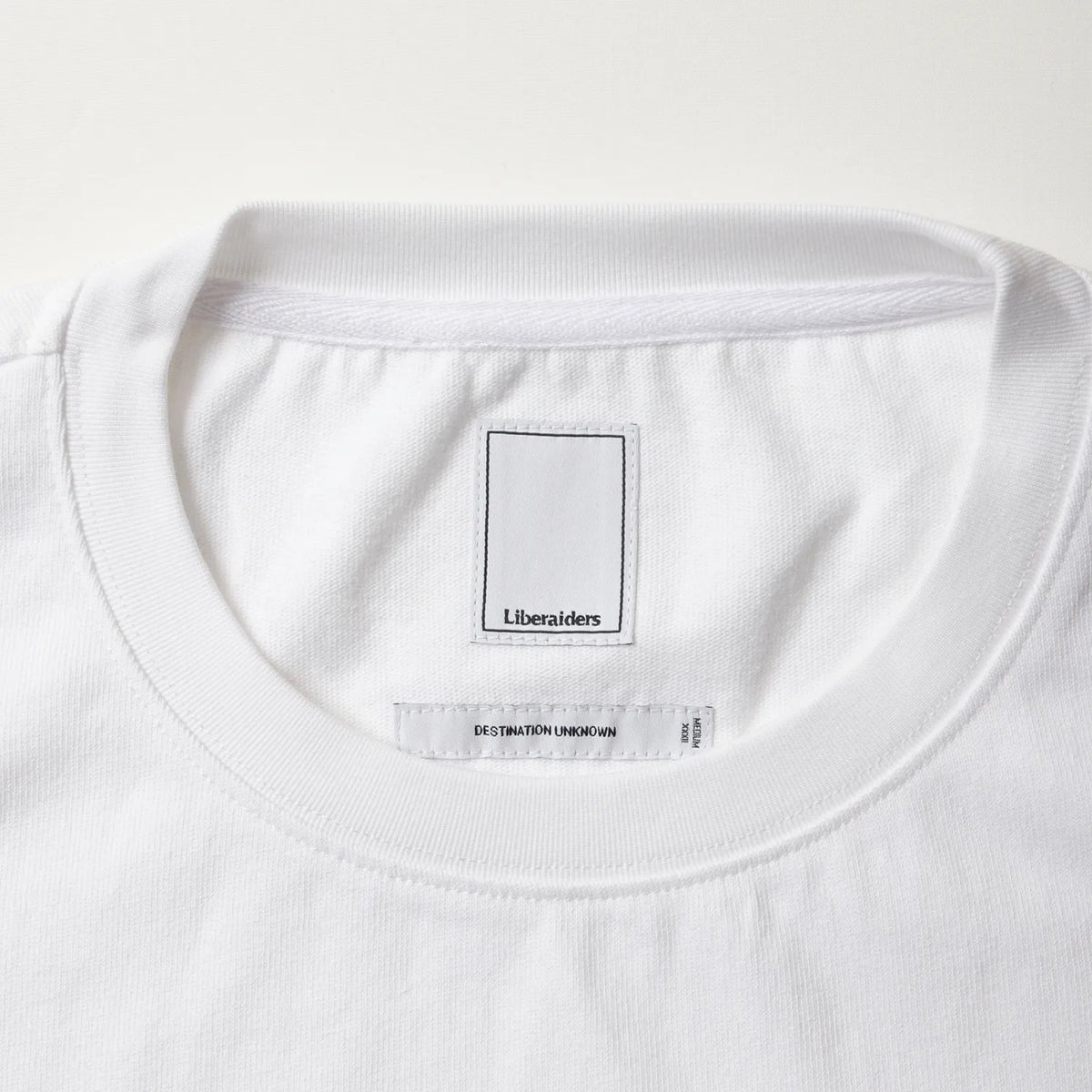 Liberaiders / 3D CUTTING L/S TEE II - WHITE (73501)