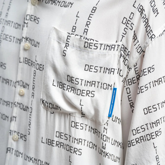 Liberaiders / DIGITAL LOGO RAYON S/S SHIRT - WHITE (732042601)