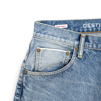 Liberaiders LR LOOSE FIT DENIM PANTS HW (77704) - BLUE