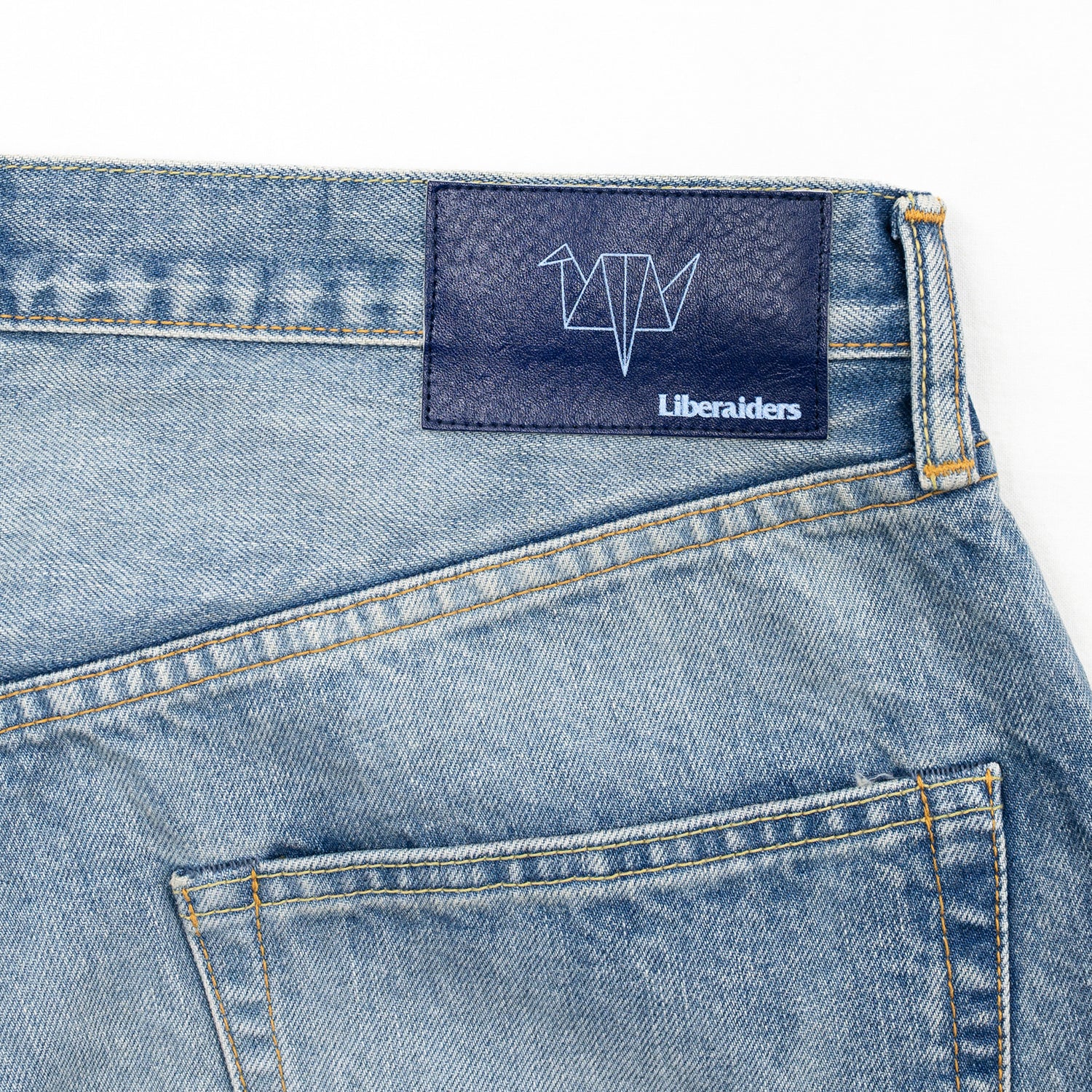 Liberaiders LOOSE FIT DENIM PANTS 78707 - HARD WASH – Prime