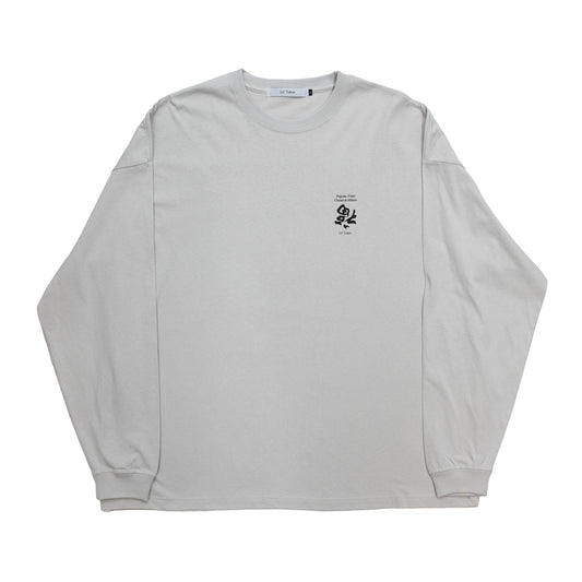 Lil' Tokyo x  GORILLA TACOS MUSIC KILLER CORP L/S TEE - FROST GREY