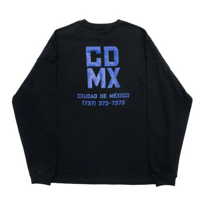Lil' Tokyo x  GORILLA TACOS CDMX L/S TEE - BLACK