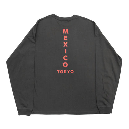Lil' Tokyo x  GORILLA TACOS MEXICO L/S TEE - SUMI BLACK