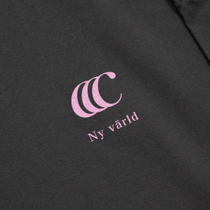 CLUMSY PICTURES LIMITED CCC L/S TEE - SUMI BLACK/GRAPE