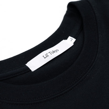 Lil' Tokyo LANTERN LOGO L/S TEE - BLACK