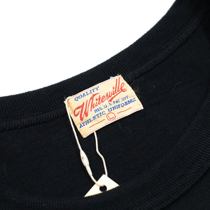 WHITESVILLE LONG SLEEVE POCKET TEE - BLACK（WV68849)