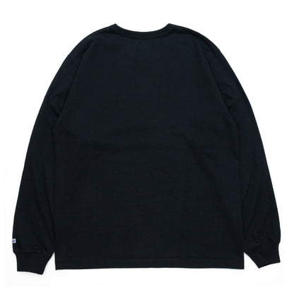 WHITESVILLE LONG SLEEVE POCKET TEE - BLACK (WV68849)