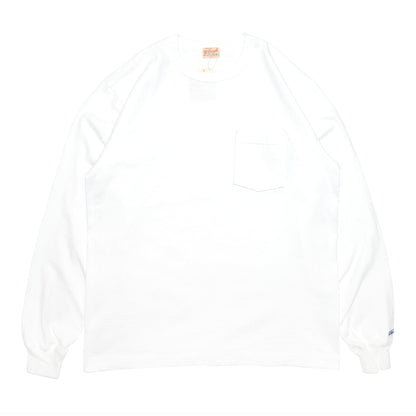 WHITESVILLE LONG SLEEVE POCKET TEE - OFF WHITE (WV68849)