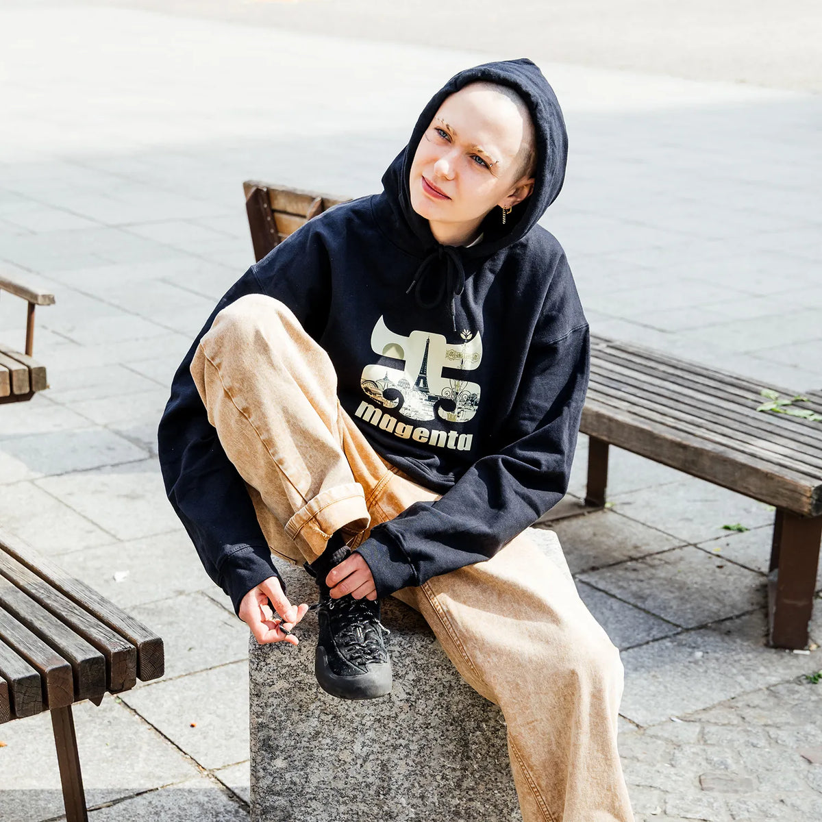 MAGENTA / MAGENPATH HOODIE - BLACK – Prime Skateboard Gallery