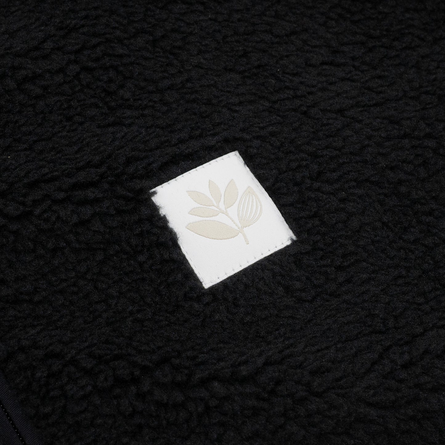 MAGENTA NORTE SHERPA VEST - BLACK