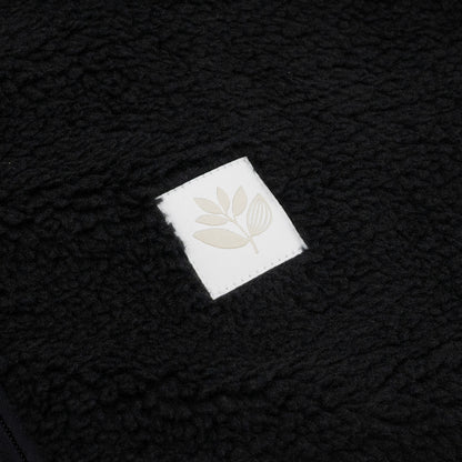 MAGENTA NORTE SHERPA VEST - BLACK