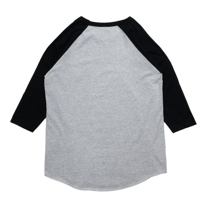 MINUIT / RAGLAN SLEEVE TEE - GREY / BLACK（DEAD STOCK）