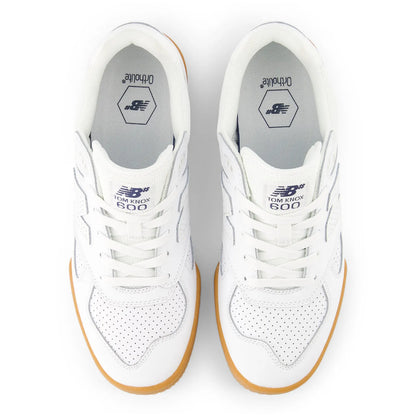 TOM KNOXのファーストシグネーチャーモデルのNew Balance Numeric(ニューバランスヌメリック)のスケートシューズのニューカラーウェイ「NM600TWO」の左右を並べて上面からの商品写真