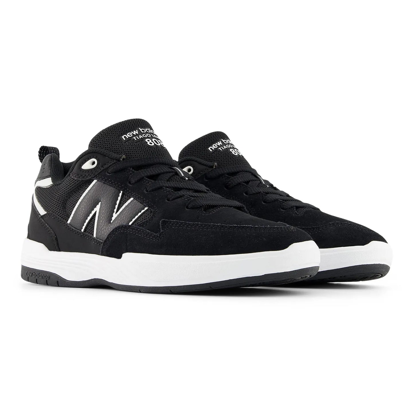 New Balance Numeric(ニューバランスヌメリック)の「TIAGO LEMOS」のシグネーチャーモデルのスケボー・スケートボードシューズ「NM808LBW」のBLACKカラーの商品写真