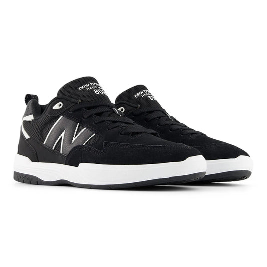 New Balance Numeric(ニューバランスヌメリック)の「TIAGO LEMOS」のシグネーチャーモデルのスケボー・スケートボードシューズ「NM808LBW」のBLACKカラーの商品写真