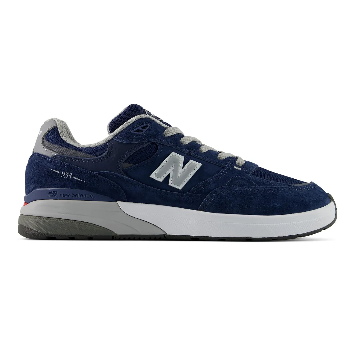 New Balance Numeric(ニューバランス)のAndrew Reynoldsx (アンドリュー・レイノルズ)のシグネチャースケートシューズ「UN933 LNV」の外側面から撮影した商品写真