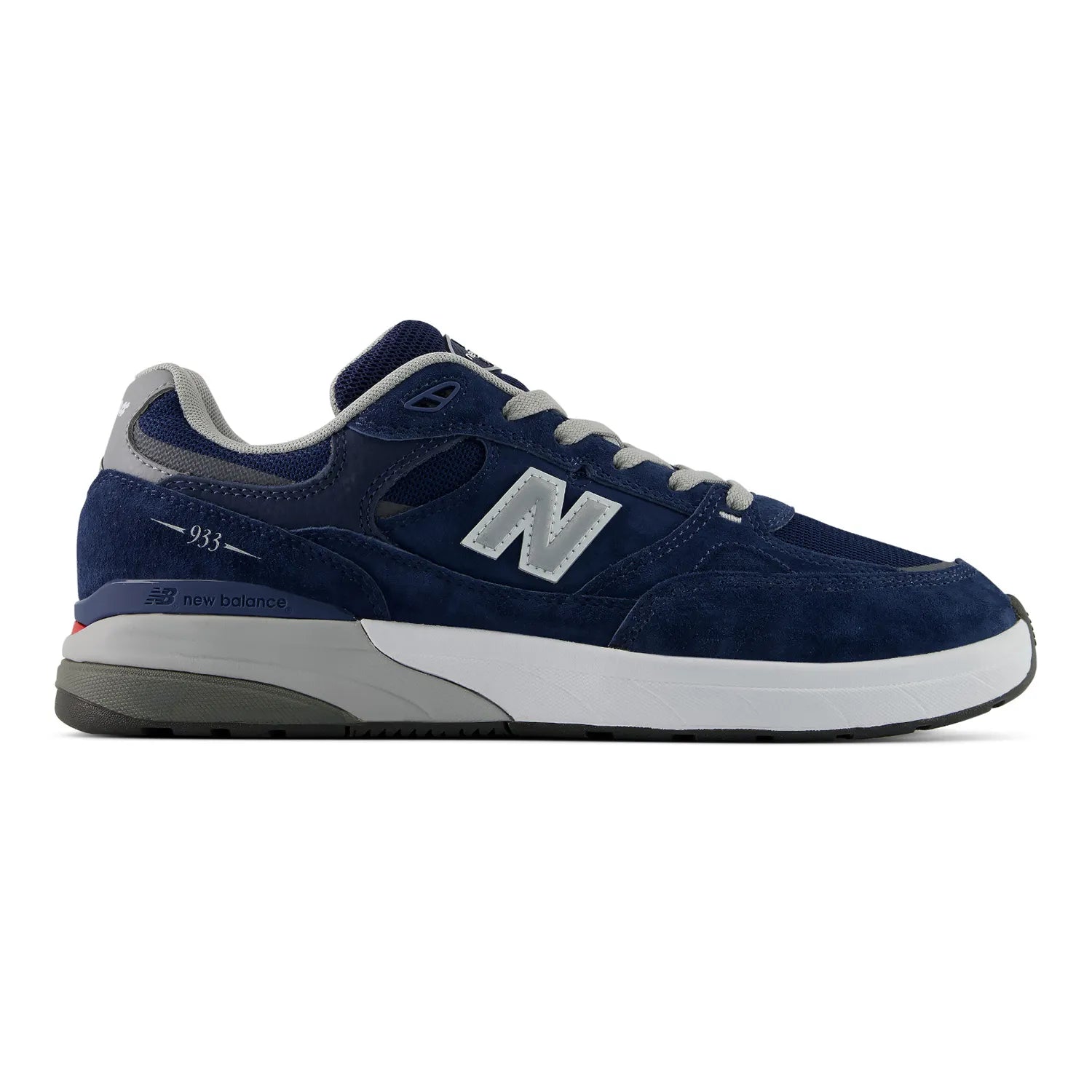 New Balance Numeric(ニューバランス)のAndrew Reynoldsx (アンドリュー・レイノルズ)のシグネチャースケートシューズ「UN933 LNV」の外側面から撮影した商品写真