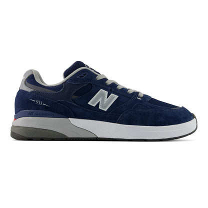 New Balance Numeric(ニューバランス)のAndrew Reynoldsx (アンドリュー・レイノルズ)のシグネチャースケートシューズ「UN933 LNV」の外側面から撮影した商品写真