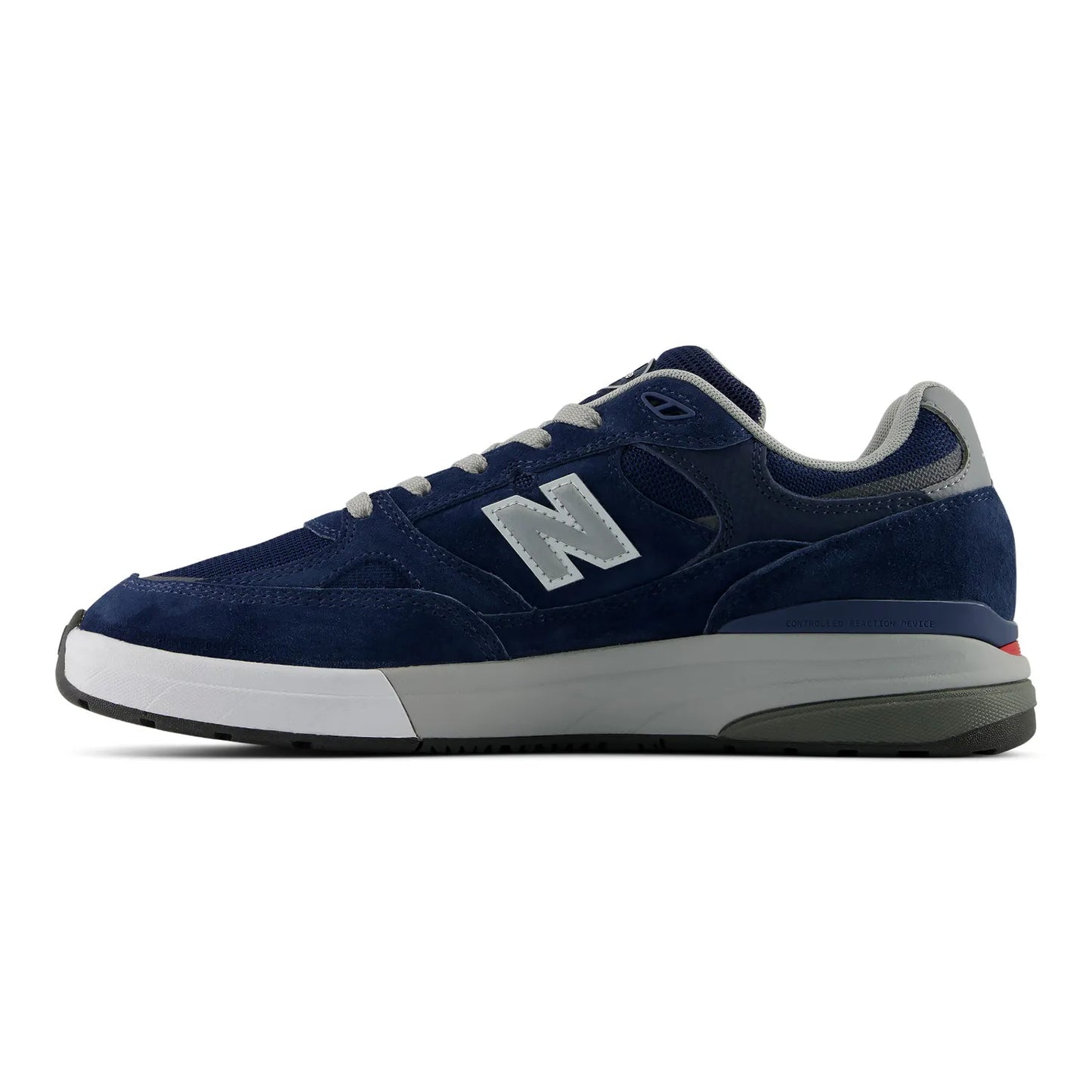New Balance Numeric(ニューバランス)のAndrew Reynoldsx (アンドリュー・レイノルズ)のシグネチャースケートシューズ「UN933 LNV」の内側面から撮影した商品写真