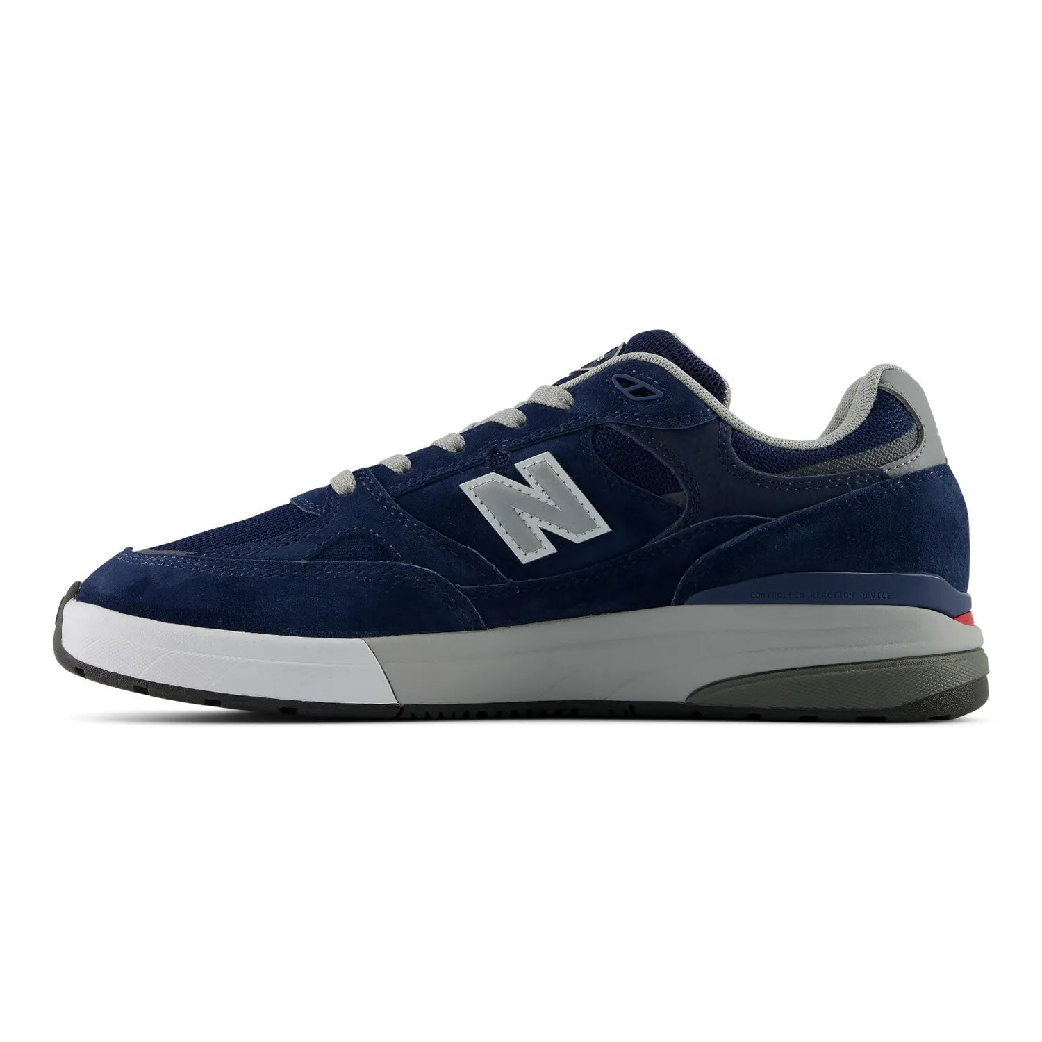 New Balance Numeric(ニューバランス)のAndrew Reynoldsx (アンドリュー・レイノルズ)のシグネチャースケートシューズ「UN933 LNV」の内側面から撮影した商品写真