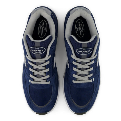 New Balance Numeric(ニューバランス)のAndrew Reynoldsx (アンドリュー・レイノルズ)のシグネチャースケートシューズ「UN933 LNV」の上面から撮影した商品写真