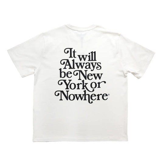 New York or Nowhere / MOTTO S/S TEE - IVORY