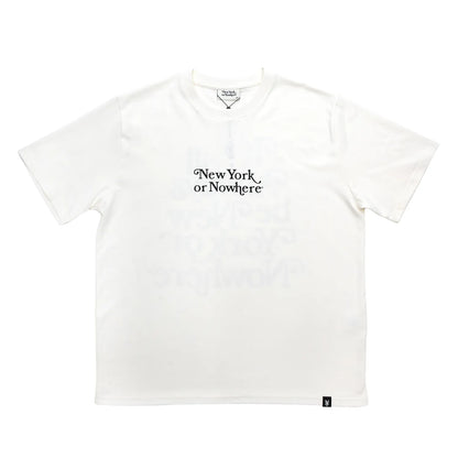 New York or Nowhere / MOTTO S/S TEE - IVORY