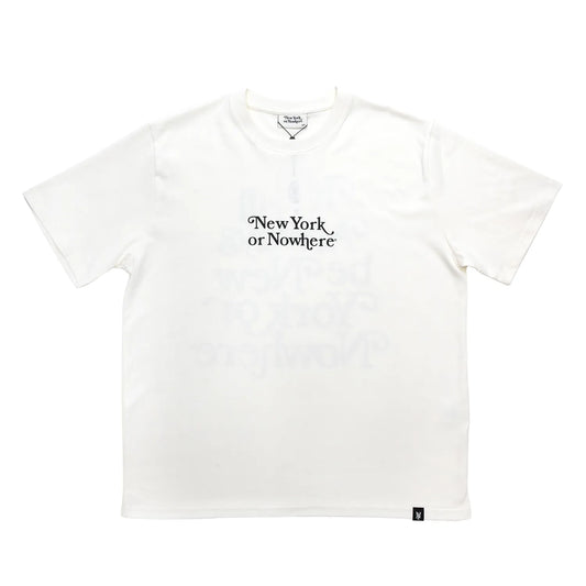 New York or Nowhere / MOTTO S/S TEE - IVORY