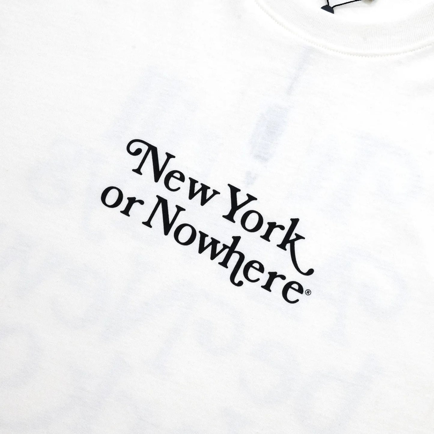 New York or Nowhere / MOTTO S/S TEE - IVORY