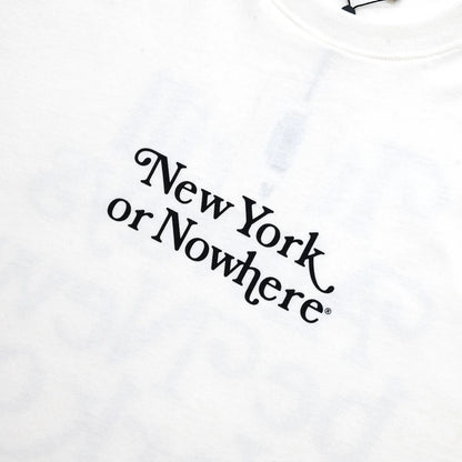 New York or Nowhere / MOTTO S/S TEE - IVORY