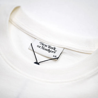 New York or Nowhere / MOTTO S/S TEE - IVORY