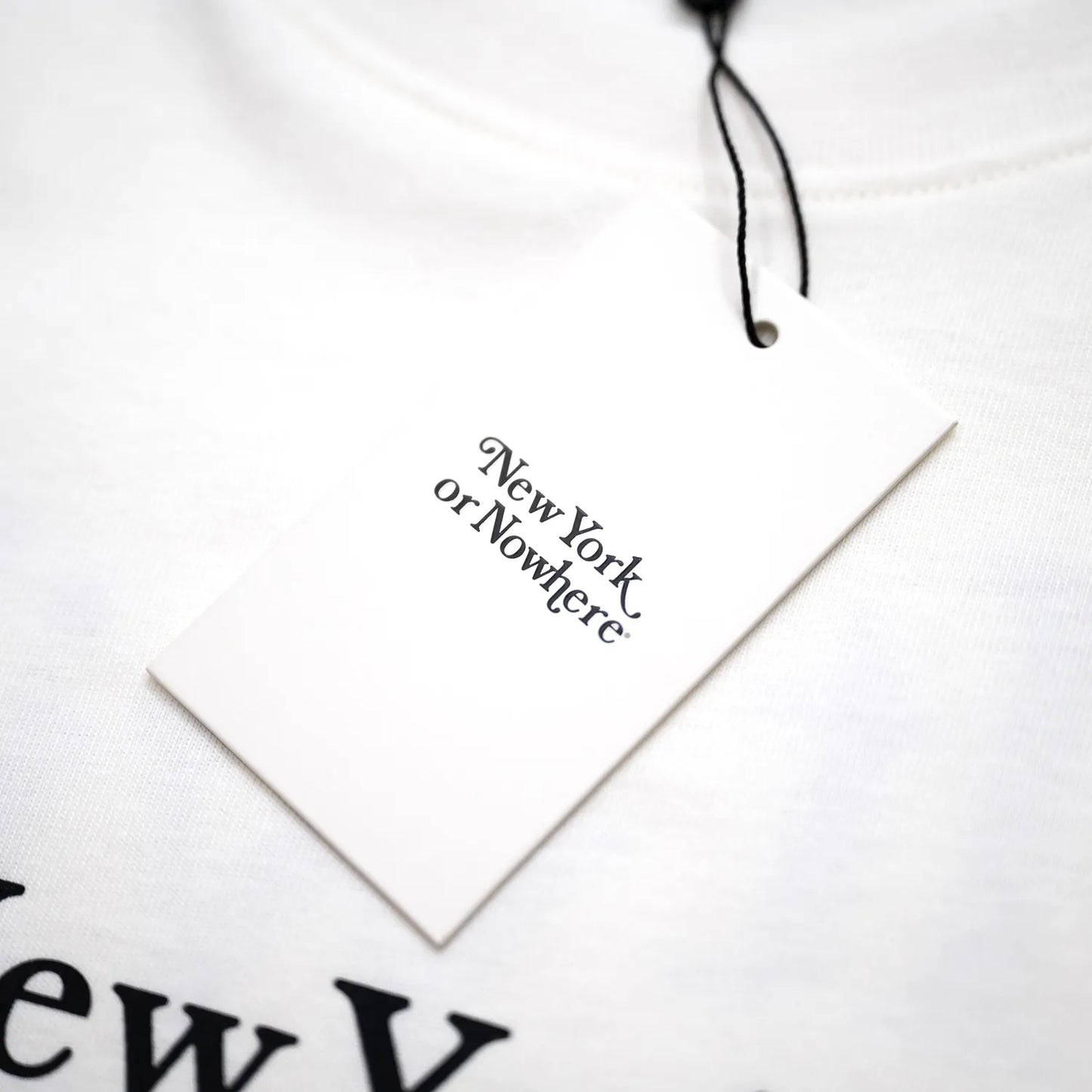 New York or Nowhere / MOTTO S/S TEE - IVORY