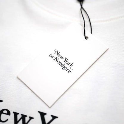 New York or Nowhere / MOTTO S/S TEE - IVORY