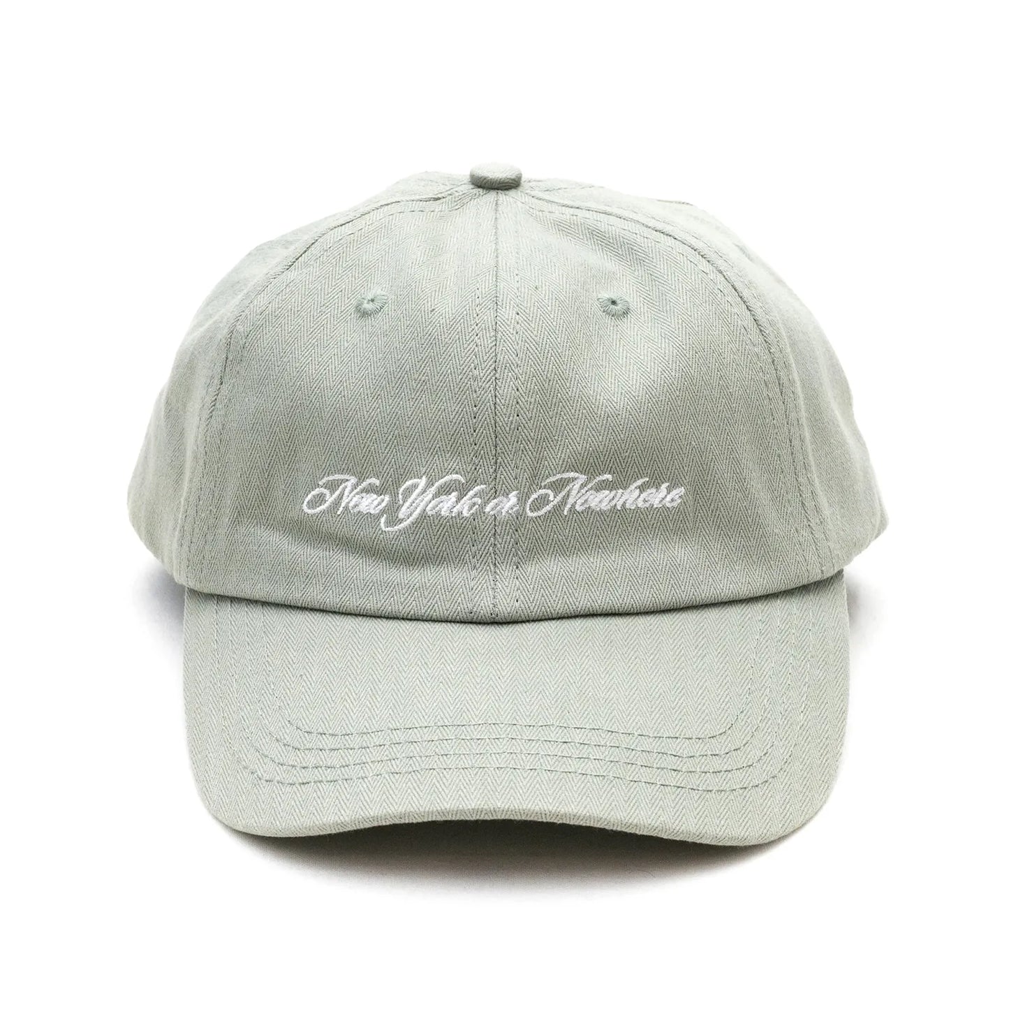New York or Nowhere / HERRINGBONE CAP - LIGHT GREEN